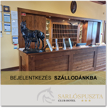 Bejelentkezés szállodánkba